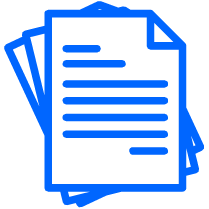 Documents and resources line icon