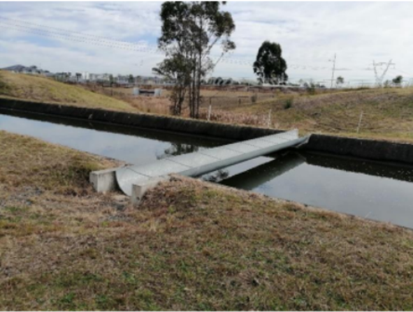 Image of typical cross flume