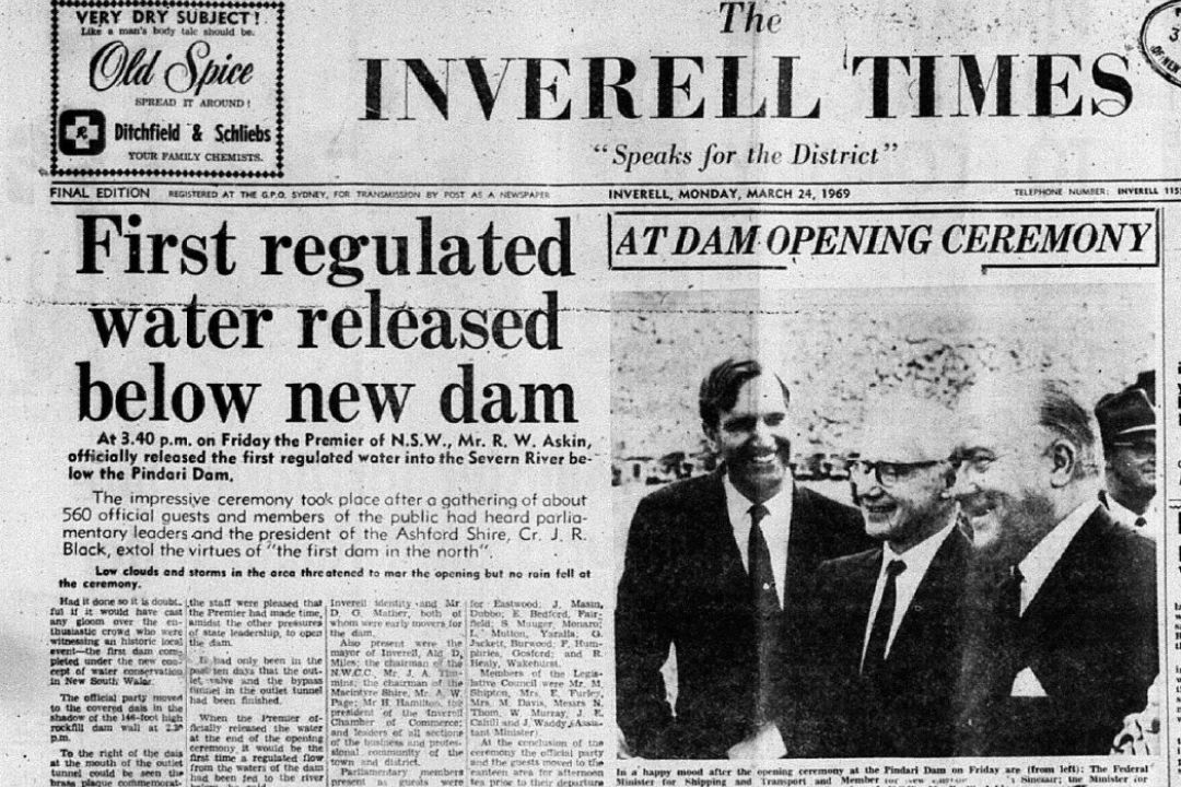 Inverell Times front page 21 March 1969